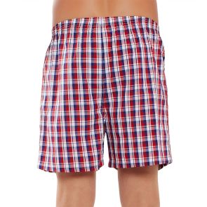 Coast Mens 2-Pack Woven Boxer MCPB0001 Navy