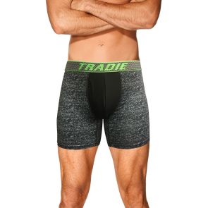 Tradie Honey Badger Sports Mid Length Trunk MJ2072SK Grey Marle