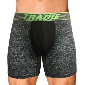 Tradie Honey Badger Sports Mid Length Trunk MJ2072SK Grey Marle