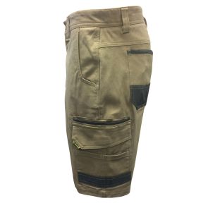 Tradie Mens Flex Slim Fit Cargo Shorts MJ3200SD Khaki