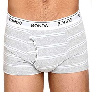 Bonds Guyfront Trunk MX3K Grey/White Stripes