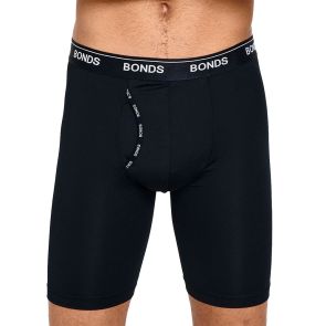 Bonds Microfibre Guyfront Long Trunk MX64 Nu Black