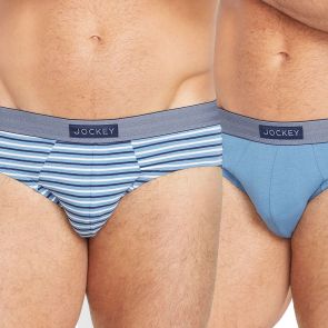 Jockey Comfort Classics Briefs 3-Pack MX7J Blue Multi