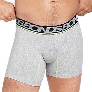 Bonds Active Fit Mid Trunk MXPXA Green and Grey