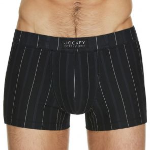 Jockey London Striped Trunk MY6D1A Black