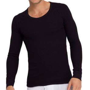 Holeproof Aircel Thermal Long Sleeve Tee MYPU1A Black