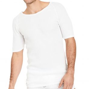 Holeproof Aircel Thermal Short Sleeve Tee MYQ31A White