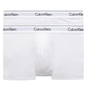 Calvin Klein Modern Cotton Stretch Trunk 2-Pack NB1086 White