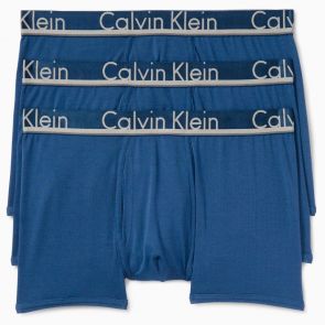 Calvin Klein Comfort Microfiber Trunk 3-Pack NB1360 Airforce Blue