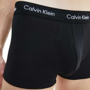 Calvin Klein Cotton Stretch Low Rise 5-Pack Trunks NB2734 Black