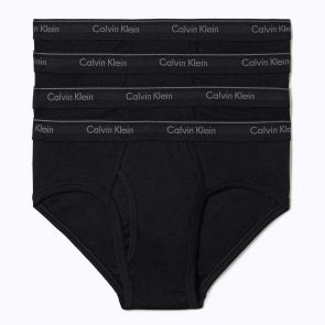 Calvin Klein Cotton  Classics 4-Pack Hip Brief NB4004 Black