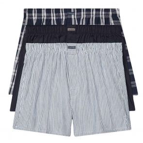 Calvin Klein Classic Cotton Woven 3 Pack Boxer NB4006 Tide/Morgan/Montague