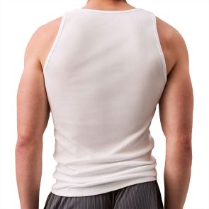 Calvin Klein Cotton Classics 3 Pack Tank Tops NB4036 White 