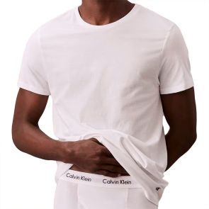 Calvin Klein Cotton Classics 3 Pack Crewneck T-Shirts NB4051 White