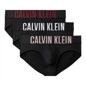 Calvin Klein Intense Power Microfibre Briefs 3-Pack NB3610 Black