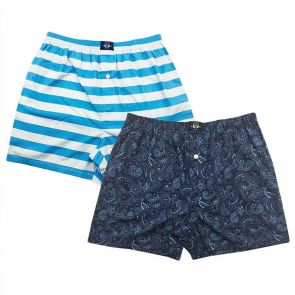 Coast Clothing Cotton Boxers 2 Pack 19CCU504 Paisley