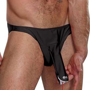 Male Power Novelty Trouser Snake Bikini PAK-712 Black