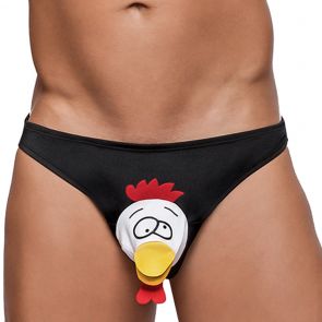 Male Power Novelty Choke The Chicken Bikini PAK-725 Black