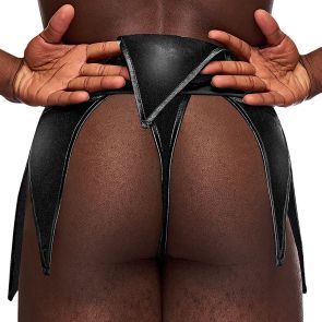 Male Power Fetish Eros Thong PAK-156 Black