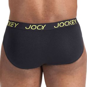 Jockey Performance Active Brief Cotton 2-Pack MVYR Black