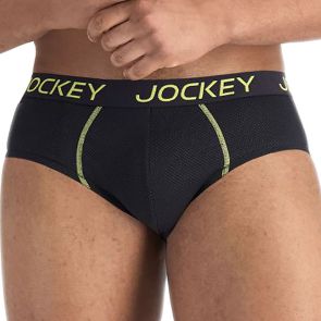 Jockey Performance Active Brief Cotton 2-Pack MVYR Black