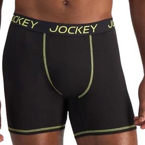 Jockey Performance Active Midway Cotton 2-Pack MVXG Black
