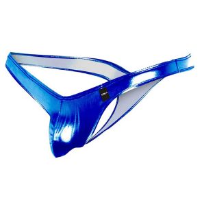 CUT4MEN Provocative Pouch Enhancing Thong C4MPE02 Blue Skai