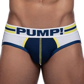 PUMP! Recharge Jock 15058 Navy and Yellow