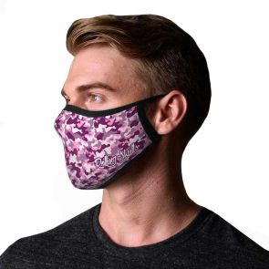 Rolling Skulls DefenderSkull Reusable 2-Layer Face Mask MSK02 Pink Camo