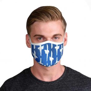 Rolling Skulls DefenderSkullPLUS Reusable 3-Layer Face Mask MSK01 Santorini