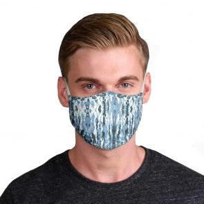 Rolling Skulls DefenderSkullPLUS Reusable 3-Layer Face Mask MSK01 Snow