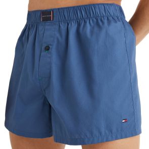 Tommy Hilfiger Woven Boxer Print Petrol Blue/Classic Plaid