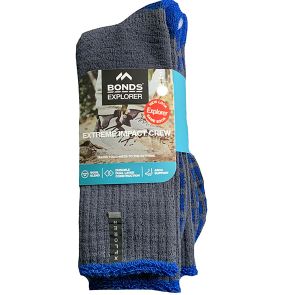 Explorer Mens Extreme Impact Wool Socks 2-Pack SZSC2W Navy