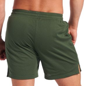 TEAMM8 S.S.C. Mesh 6 Inch Short TC-6STSSC Forest Green