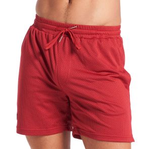 TEAMM8 S.S.C. Mesh 6 Inch Short TC-6STSSC Maroon