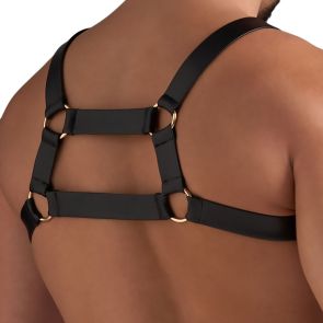 TEAMM8 PLAY Flex Harness TP-HRSFXL Faux Leather Black