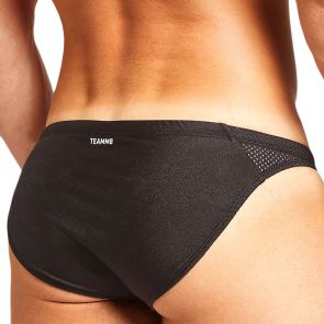 TEAMM8 Bass Mesh Swim Brief TS-BBASSM Black