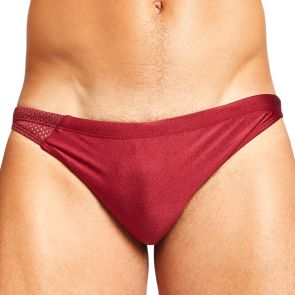 TEAMM8 Bass Mesh Swim Brief TS-BBASSM Burgundy