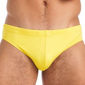 TEAMM8 Grid Swim Brief TS-BFGD Bondi Yellow