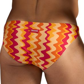 TEAMM8 Resort Bikini Swim Brief TS-BKRSRT Red Mirage