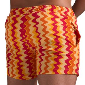 TEAMM8 Resort Swim Short TS-STRSRT Red Mirage