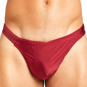 TEAMM8 Bass Mesh Swim Thong TS-TBASSM Burgundy