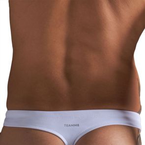 TEAMM8 Standard Swim Thong TS-TGSTRD White