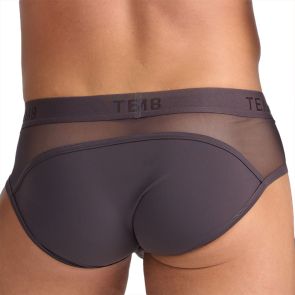 TEAMM8 Score Sheer Brief TU-BFSCORE3 Midnight Gunmetal