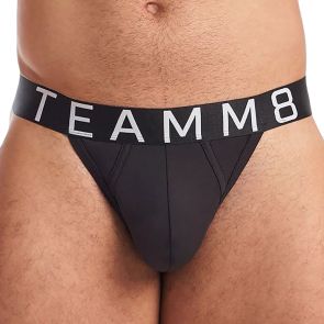 TEAMM8 Spartacus Thong TU-TGSPART Black