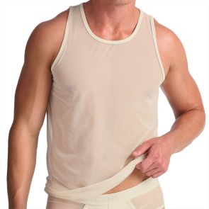 TEAMM8 Score  Sheer Tank TU-TNSCORE3 Cloud Cream