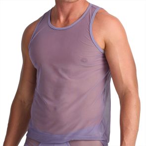 TEAMM8 Score  Sheer Tank TU-TNSCORE3 Lilac Dusk