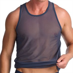 TEAMM8 Score  Sheer Tank TU-TNSCORE3 Midnight Navy