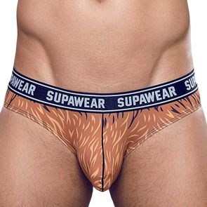 Supawear POW Brief Underwear U27PO Grizzly Bear