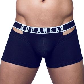 Supawear Ribbed Slashed Trunk U3640C Black